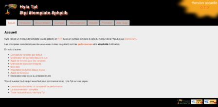 Capture d'écran du site tpl.hyla-project.org