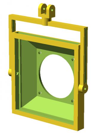 L'extracteur sous OpenScad recto