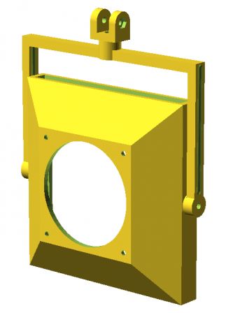 L'extracteur sous OpenScad verso